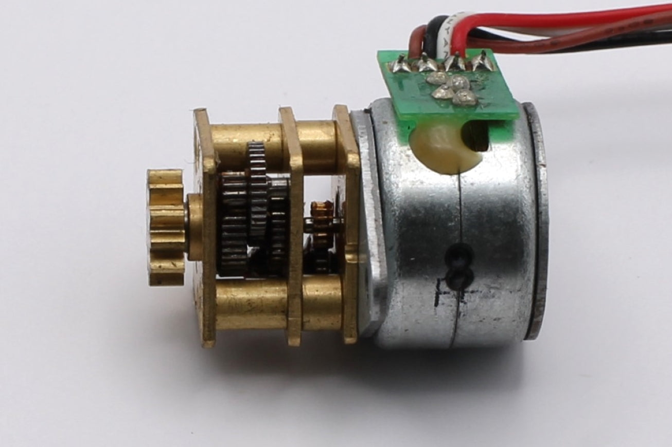 Precision 0.35° Mini Geared Stepper Motor + Board