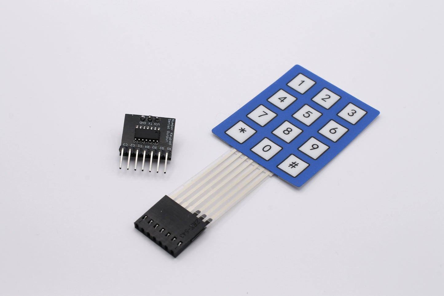 Numerical Flexible Keypad Matrix UART Serial Out