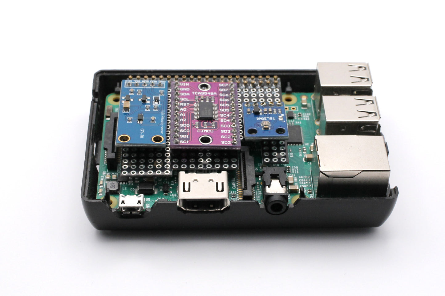 Custom Protoboard for Low-Profile Raspberry Pi Fit