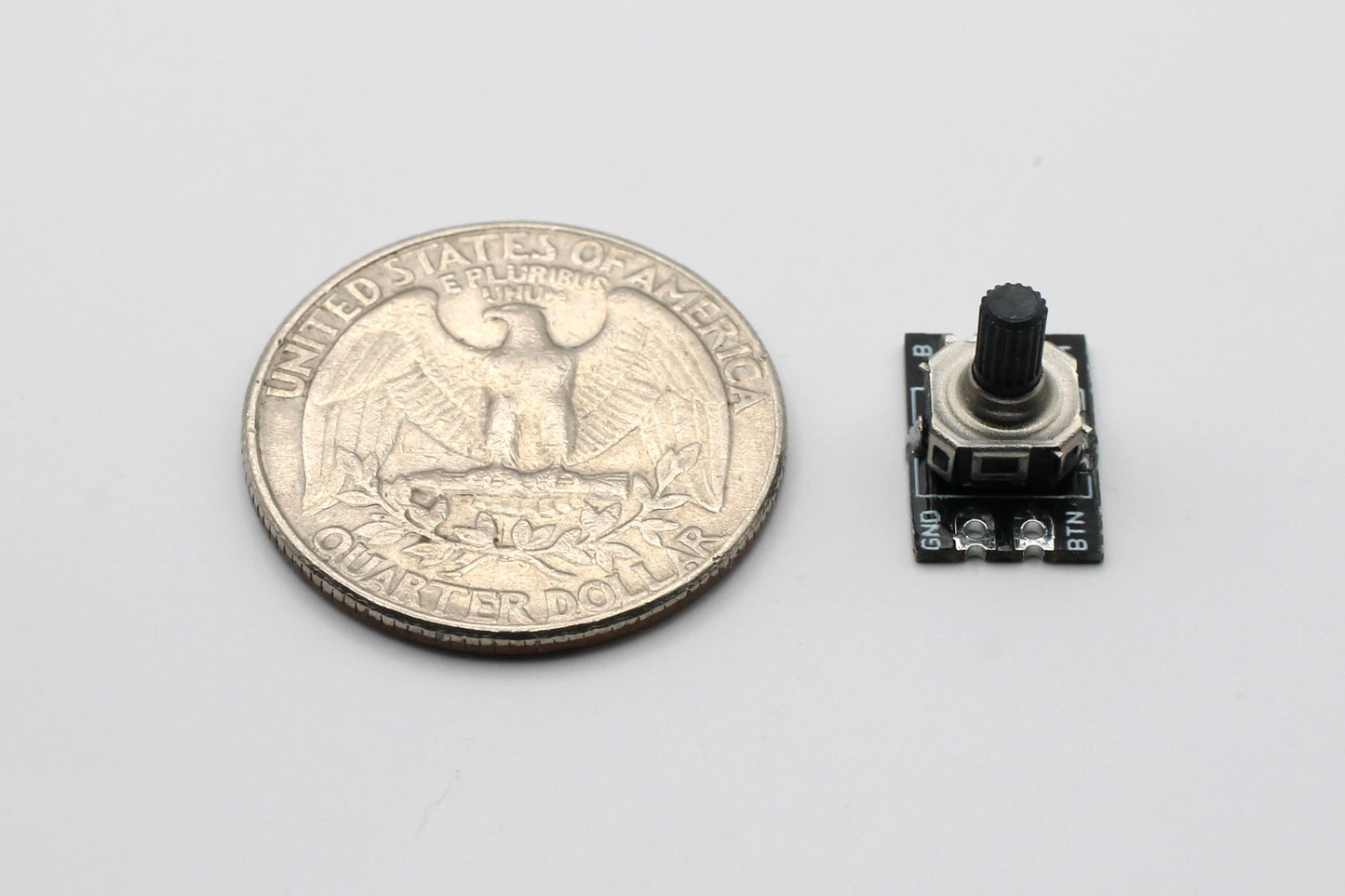 Mini Rotary Encoder Push Button & Castellated Pins