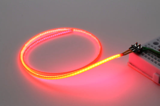 Flexible 30cm LED Neon-Like Glow Strip (Red) V2