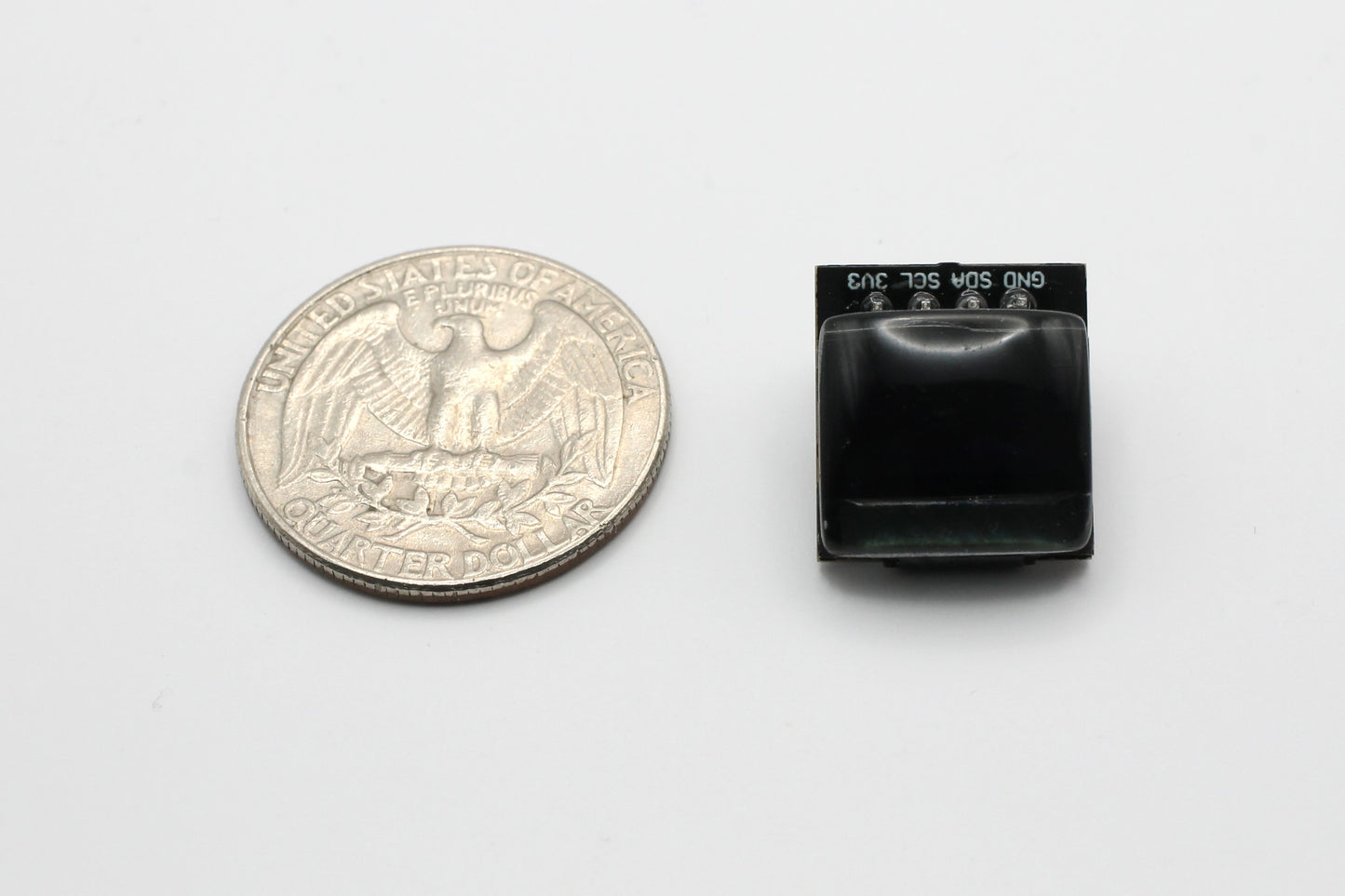 Miniature 0.49" OLED 64x32 Display with Resin Lens