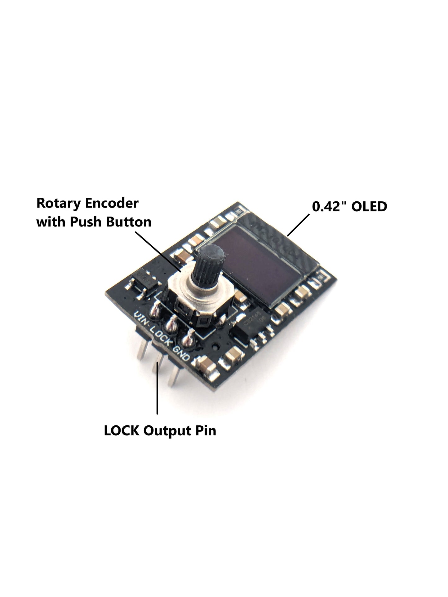 RotarySecure: Mini Combo Padlock Board w/ OLED